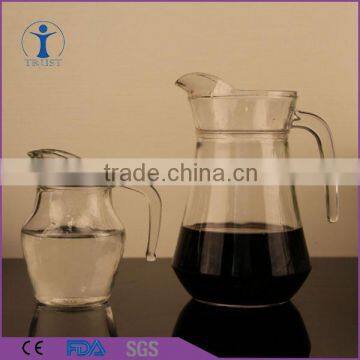 Hot-selling big size 1.3L glass beer pitcher for wholesale