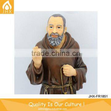 Polyresin St Saint Padre Pio Statue Catholic Religious Items photo-2