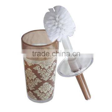 cheap plastic material toilet brush with holder