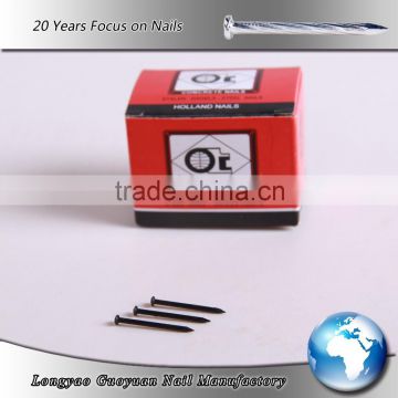 Holland black concrete steel nails with diamond point