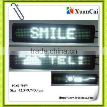 Single line P7.62-7x50W used LED signs