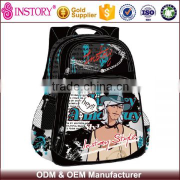 Boys Sports School Bag Fabric Backpack