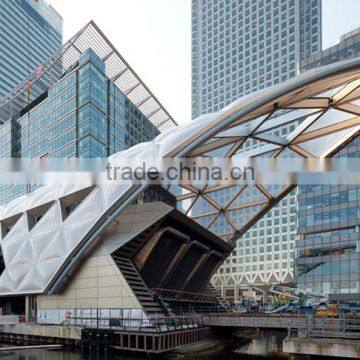 Petrol stations architecture tensile membrane structure ETFE