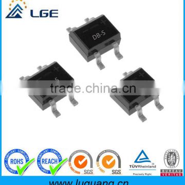 2A 1000V SMD Glass Passivated Bridge Rectifier DBLS207G DB207S