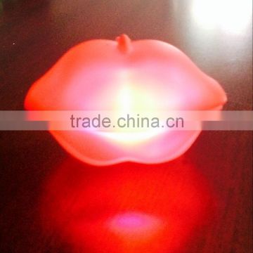 2015 newest mouth shape lip flashing led gift