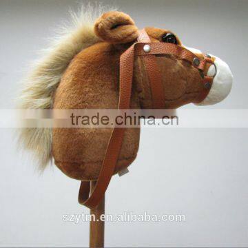 New design custom plush horse ride on animal toy