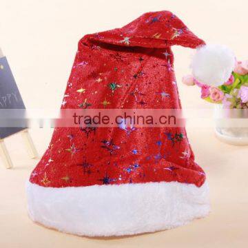 Ladies Snowflake Decor Red Christmas Xmas Santa Claus Hat Cap