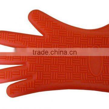 Convenient 5 fingers Oven use Silicone glove