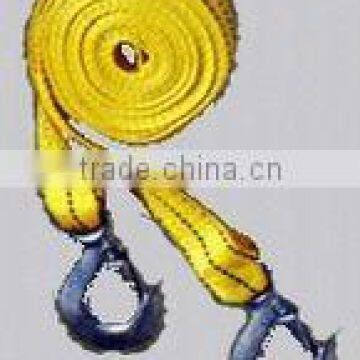 Nylon vehicle traction flat sling