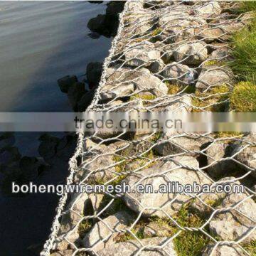 60*80mm professional galvanized gabion box factory