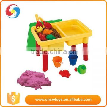 Exquisite workmanship 15PCS Beach Toy Set With 500g Space Sand custom toy