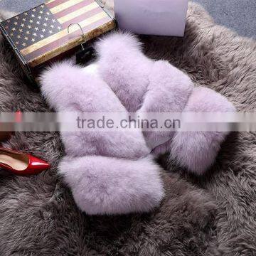 Good quality fashion fur vest fox cheap fur vest for women