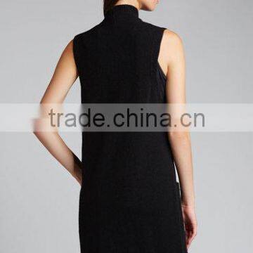 Fancy Long Ladies Sleeveless Abaya Hot Sale Cardigan photo-2