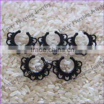 New Style High Polish Nose Studs UV Acrylic Septum Nose Rings [SJ-413]