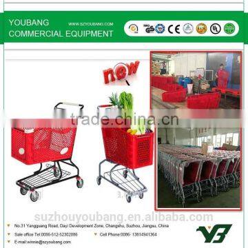 Supermarket Plastic Trolley Plastic Trolley photo-6