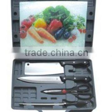 7Pcs In Case Knife Set