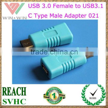 Wholesales USB 3.0 Female to Type C Male USB 3.1 Adapter 021