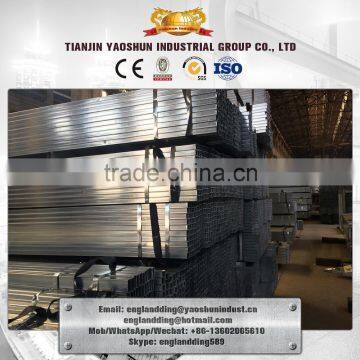 ASTM A500 Standard Galvanized Square Tube/ Hot Dip Pre gi Square Steel Tube
