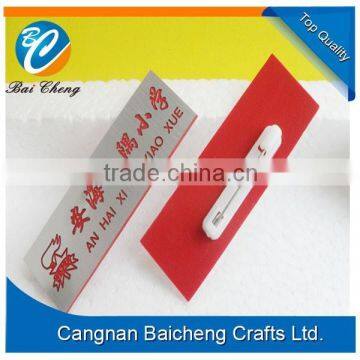 BEST resin domed LOGO plastic reusable name badge / name tag with favourable price and more discounts for larger order for you