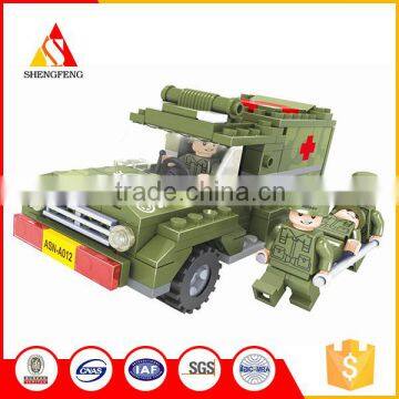 Kids favorite military series medical jeep magic bricks toy