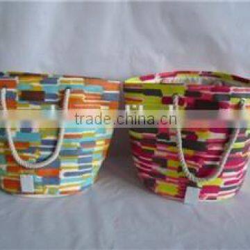 Suitable for grocery load shopping paper straw basket