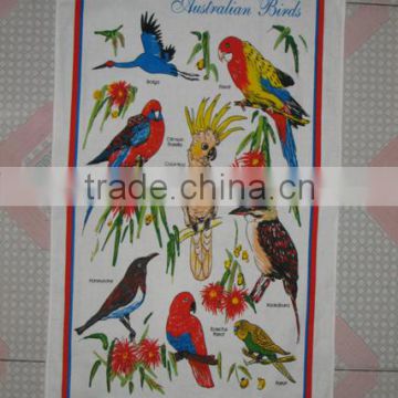 QP011 100% COTTON PRINTED KITCHEN TOWEL/ TEA TOWEL/DISH CLOTH