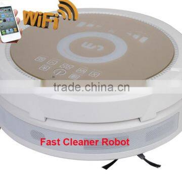 Smartphone WIFI APP Control Robot Vacuum Cleaner Wet QQ6KDM Updated With Air Purifier,3350MAH Lithium Battery photo-3