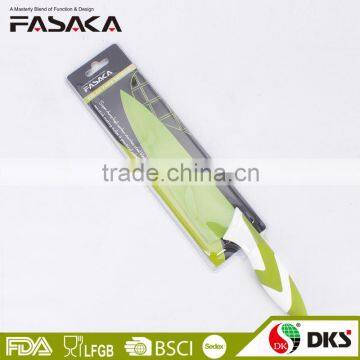 New Designed Color Non-stick Coating 8 inch Chef Knife with Double Blister Packing Color Kitchen chef knife KP1302CDB