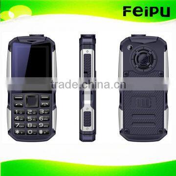 2016 new 2.4inch ruged mobile phone with big battery and powebank 6000 MAH