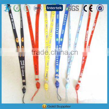 mobile phone strap for promotion /Custom fashion polyester lanyard