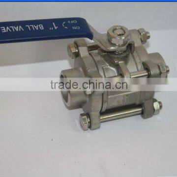 Stainless steel 3pc Ball Valve