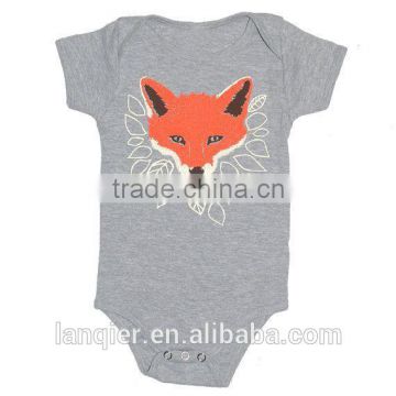 Lovely fox 100% cotton Summer toddler's Jumpsuits infants Rompers,baby cloth set in stock