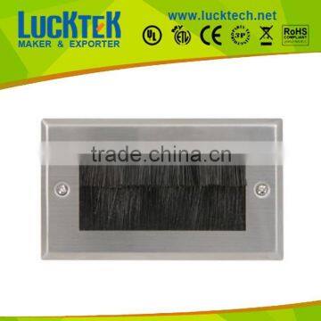 Dust protect Brush Wall Plate