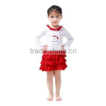 wholesale 100% cotton fashionable soft fabric girls boutique clothing fall 2016