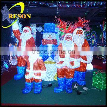 RS-santa02 Christmas decoration acrylic snowman