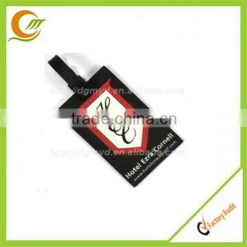 Professional factory custom PVC luggage tag