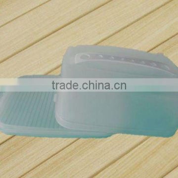 clear round plastic cake cover with hander