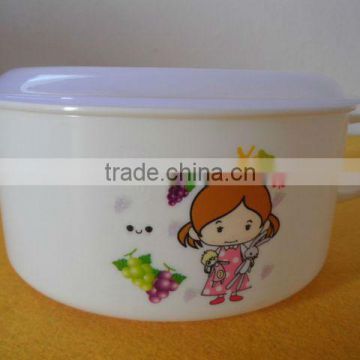 Plastic monolayer bento box