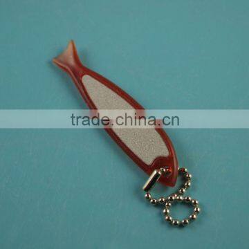 ZJCS-029 8.5CM Fish shaped plastic durable nail file