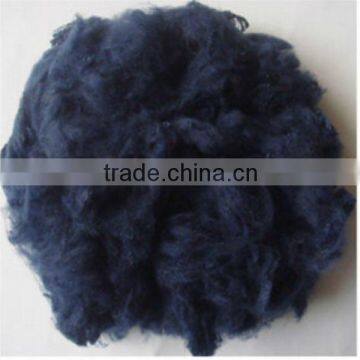 100% polyester staple fiber yarn with SGS test navy blue