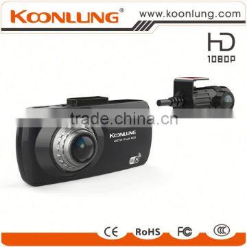 GPS WIFI Dual Camera Full HD Detached Car DVR Manual Car Cam hd Car Dvr