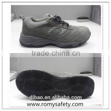 Genuine leather nubuck leather eva+rubber outsole safety shoes 9755 china supplier