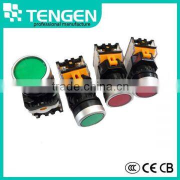 LED pilot lamp signal light push button switch