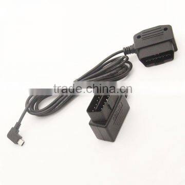 Cable Manufacture Supply High Quality Car OBD2 Male to Female Extension Cable Custom Wire Harness