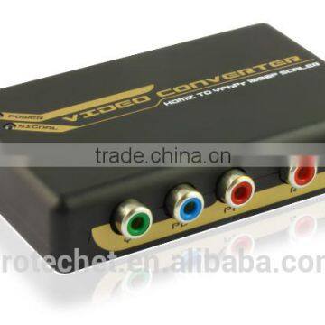 HDMI to RGB Component YPbPr + R/L Audio Up Scaler Converter (720P/1080P) photo-3