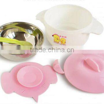 Baby Suction Cup/thermo Bowl With Thermosensitive Spoon FS0017 photo-4