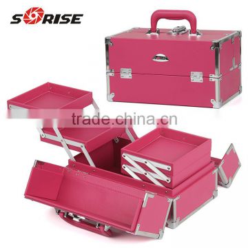 SUNRISE special design hard case cosmetic cases for makeups and jewelry storage