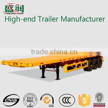 Container transportation chassis 40ft flatbed semi trailer