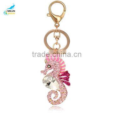 Wholesale 2016 crystal sea animals hippocampal key chain