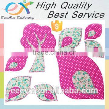 professionally custom applique embroidery for garment